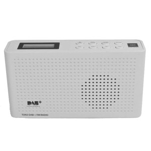 DAB FM Radio Red Opticum TON 3 white