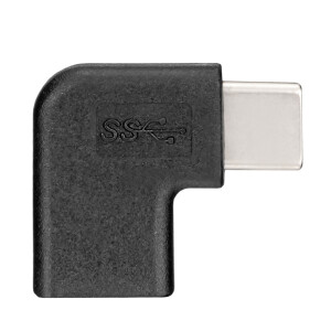 USB-C  3.1 Adapter 90&deg; Winkel PVC Flach