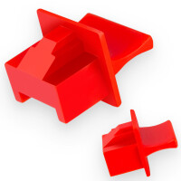 Dust protection plug for RJ45 red