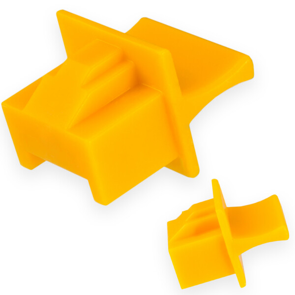 Staubschutzstecker für RJ45 gelb