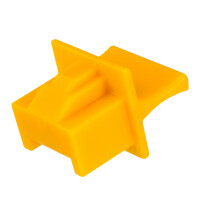 Dust protection plug for RJ45 yellow