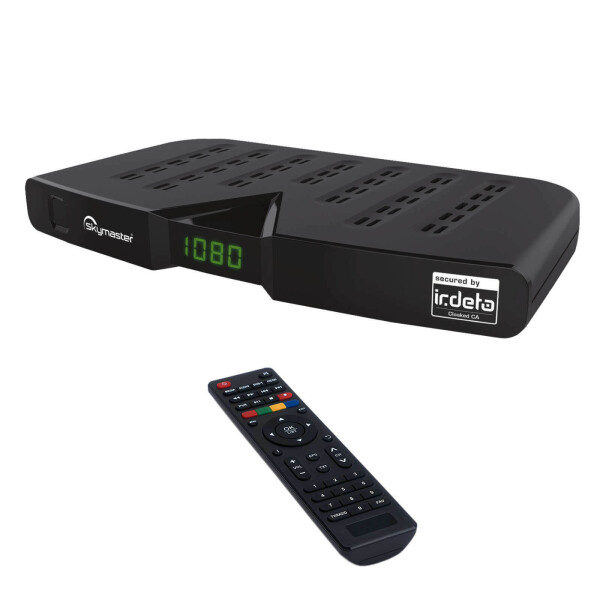 schwarz Skymaster DT-2HD DVB-T/T2 Receiver Full HD, HEVC/H.265, HDTV, HDMI, SCART, USB 2.0 