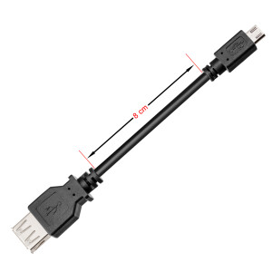 Adapter USB 2.0 micro B Stecker auf USB 2.0-A Buchse 0,75m