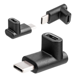 USB C Adapter 3.1 Angle Adapter 90&deg;, USB C male...