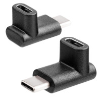 USB C Adapter 3.1 Winkel Adapter 90°, USB C Stecker auf USB C Buchse
