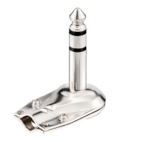 Fiche jack stéréo 6,3 mm avec boîtier m&