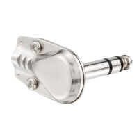 Fiche jack stéréo 6,3 mm avec boîtier m&