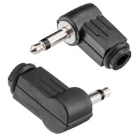 Fiche jack 3,5 mm, mono coudée 5