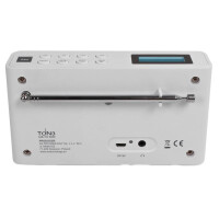 DAB et FM Red Opticum TON 3 avec écouteurs intra-auri
