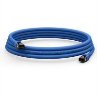 7.5m LAN Kabel CAT 8.1 Patchkabel RJ45 S/FTP PimF LSZH blau