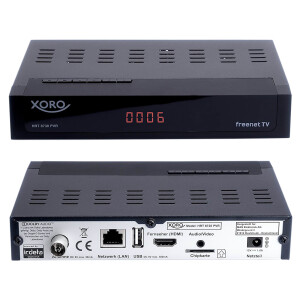 Refurbished Xoro HRT 8730 DVB-C and DVB-T2/T Receiver