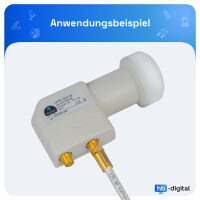 20 m SAT Anschluss Kabel 135dB 5-Fach geschirmt Reines Kupfe