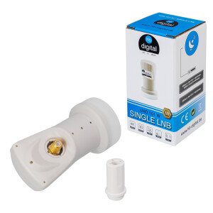 Megasat satellite system for camping in a case + hb-digital single LNB + 10m connection cable