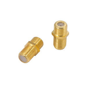 F-connector Narrow nut gold-plated