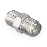 F-Connector Wide Nut nickel-plated