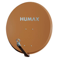 Satellite dish HUMAX Professional 65 cm Aluminium brick red