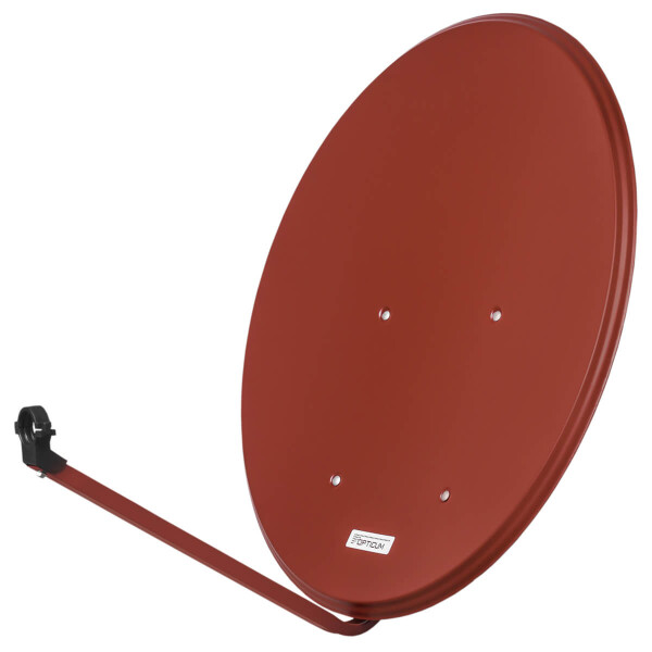 Satellite Dish Opticum LH 80 Aluminium 80 cm red