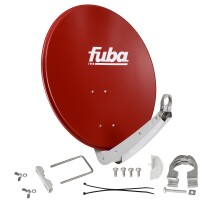 Antenne parabolique FUBA DAA 650 ALU - 65 cm aluminium rouge
