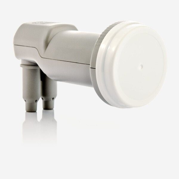 Wideband LNB Fuba DEK 233 with sealing grommets to protect the F-connectors from moisture