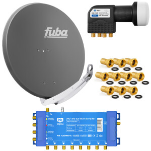 Sat Anlage SET Satellitenschüssel Fuba DAA 850 85cm...
