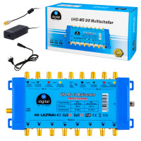 Sat Anlage SET Satellitenschüssel Fuba DAA 850 85cm Alu