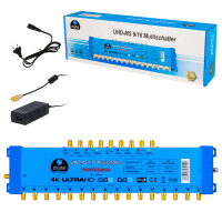 Sat Anlage SET Satellitenschüssel Fuba DAA 850 85cm Alu