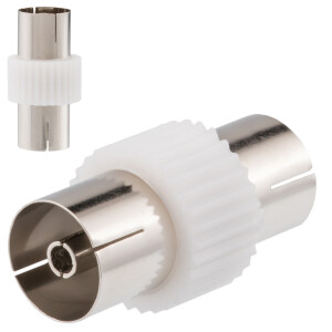 IEC connector coaxial socket / socket 9.5mm