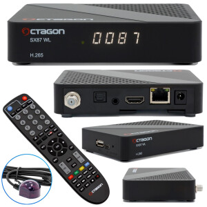 Hybrid Set-Top-Box OCTAGON SX87WL IPTV und DVB-S2...