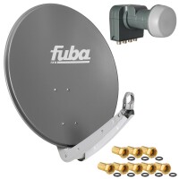 Sat Anlage SET Satellitenschüssel Fuba DAA 650 65cm ant
