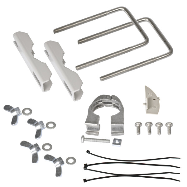 Fuba 85cm Satellitenschüssel Komplettset Multischalter 8 Teilnehmer Wandhalter