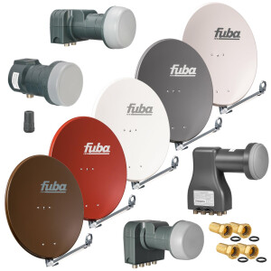 Satellite dish SET Fuba DAL 80cm + LNB Fuba DEK 7-Series...
