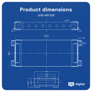 Rückläufer HB-DIGITAL Multischalter UHD-MS 5/8