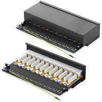 Patch panel / patch field 12-port CAT.6 hb-digital for netwo