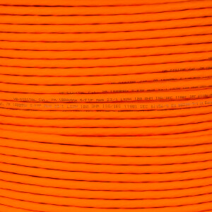 100m Netzwerkkabel CAT 7a Duplex Ethernet Kabel max. 1200 MHz S/FTP AWG23 LSZH (2x8 Adern) orange