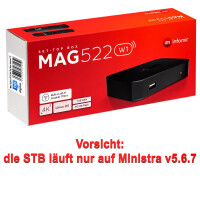 Refurbished MAG 522w1 IPTV Set Top Box with 4K Support WLAN Integrated HEVC H 265 Linux