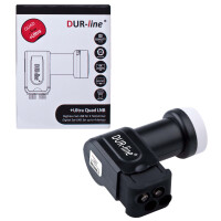 Rückläufer Dur Line Ultra Quad LNB "SCHWARZ&q