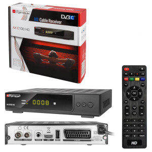 Rückläufer RED Opticum AX C100s HD DVB-C Kabel...