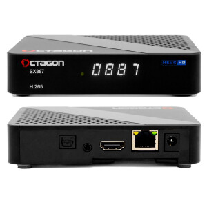 Set Top Box OCTAGON SX887 IP TV Empfänger HD H.265
