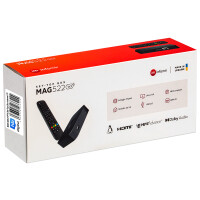 Refurbished MAG 522w3 (V.1) IPTV Set Top Box with 4K and HEVC H 265 support Linux Wi-Fi Integrated