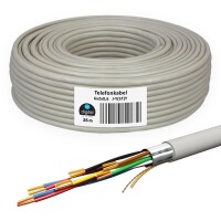 25 m Telefonkabel Typ J-Y(ST)Y Telefonleitung 6x2x0,6 1