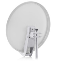 Refurbished Satellite Dish FUBA DAA 850 85 cm Aluminium White