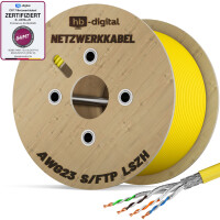 1000 m Ethernet Network Cable CAT 7 LAN Cable max. 1000 MHz 