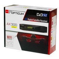 Sat Receiver Opticum HD AX 300 plus PVR - SCHWARZ