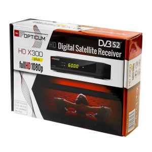 Sat Receiver Opticum HD X300 plus Schwarz