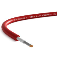 100m Solarkabel H1Z2Z2-K 4 mm² Photovoltaik Kabel f&uum
