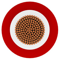 100m Cable pour panneau solaire 6mm2 Cable PV H1Z2Z2-K rouge