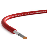 500m Solar cable 6 mm² H1Z2Z2-K Photovoltaic cable for 