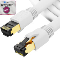 5m Patchkabel RJ45 CAT 8.1 GHMT zertifiziertes LAN Kabel S/F