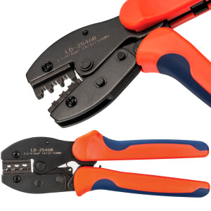 Crimping Pliers for MC4 Solar Plugs and Solar Cables red