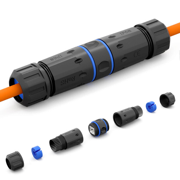 IP68 Wasserdichte Kabelverbinder – 2 Stück, Für Produktbild-Vorschau 2